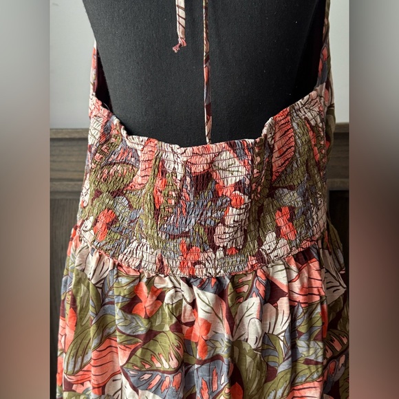 Wild Fable Floral Halter Maxi Dress - Pink and Green NWT 1X - Picture 7 of 10